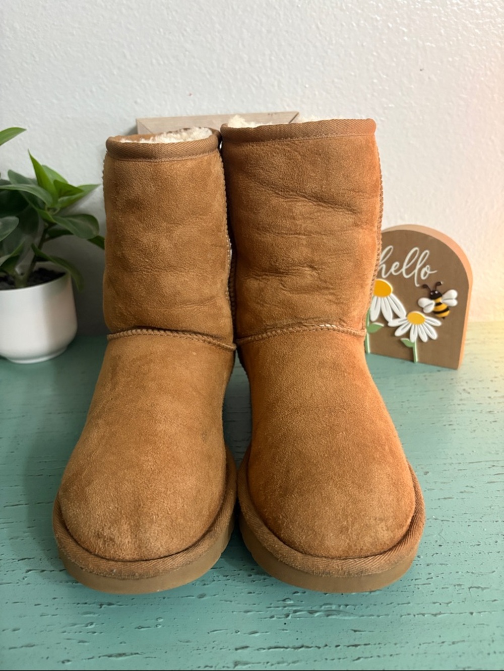UGG Cream Shearling Lining Boots